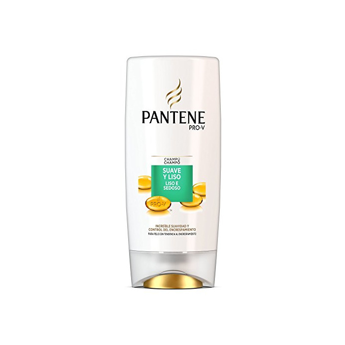 Belleza Pantene Suave y Liso Champú para Cabello con Tendencia al Encrespamiento