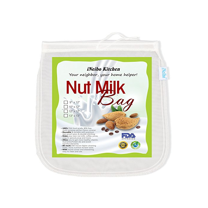 Elemento de la categoría hogar iNeibo Bolsa de leche de nuez, tela de filtración hecha de nailon