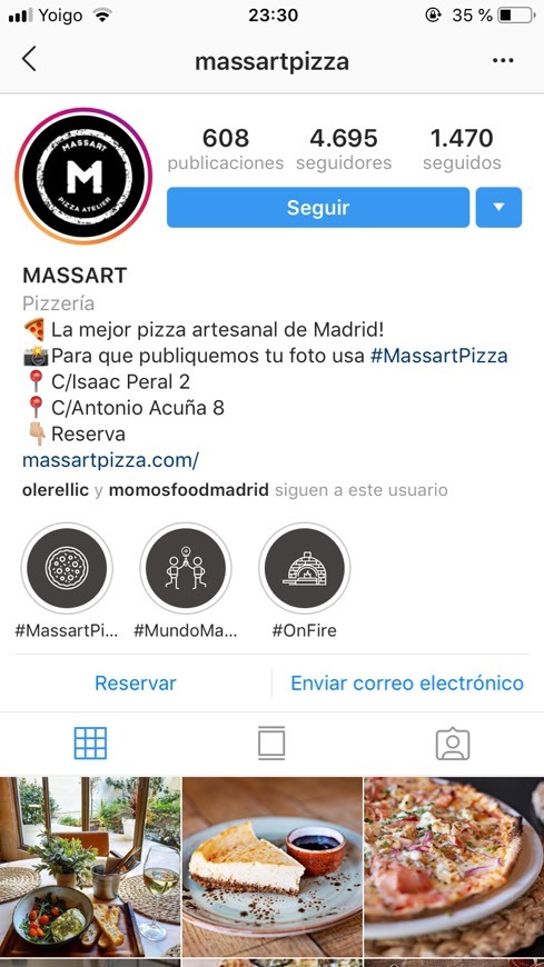 Restaurantes Massart Pizza - Moncloa