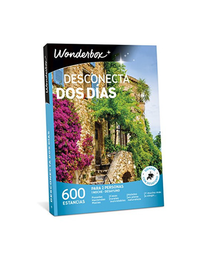 WONDERBOX Caja Regalo -DESCONECTA Dos DÍAS- 600 estancias Rurales para Dos Personas