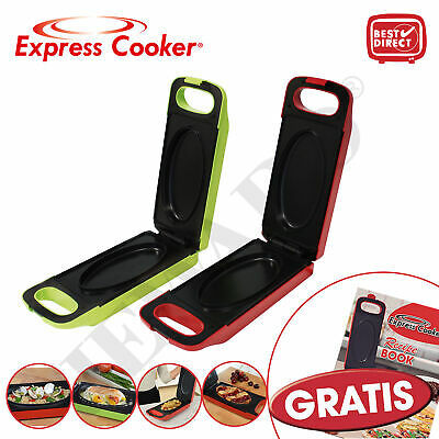 Home EXPRESS Cooker Multi de barbacoa con función Reversible 800 W verde