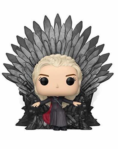Funko- Pop Deluxe: Game of S10: Daenerys Sitting on Throne Figura Coleccionable,