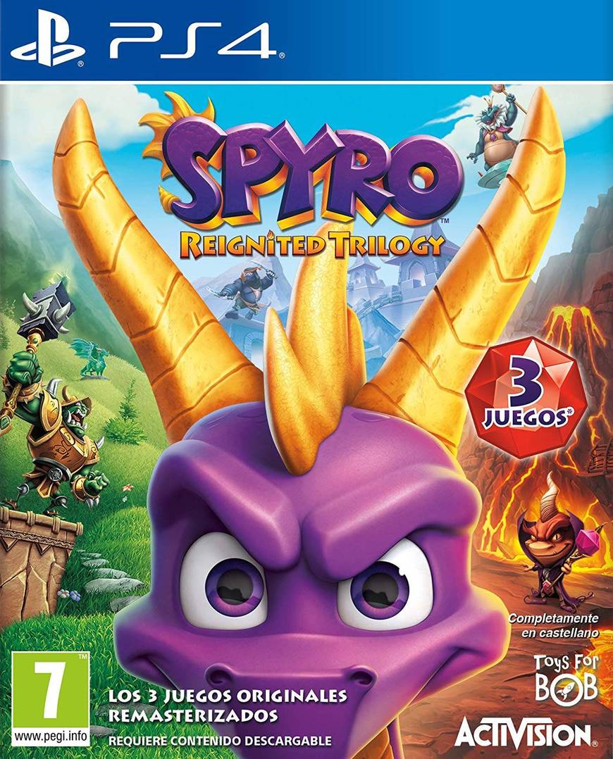 Videogames SPYRO the dragon. Trilogía