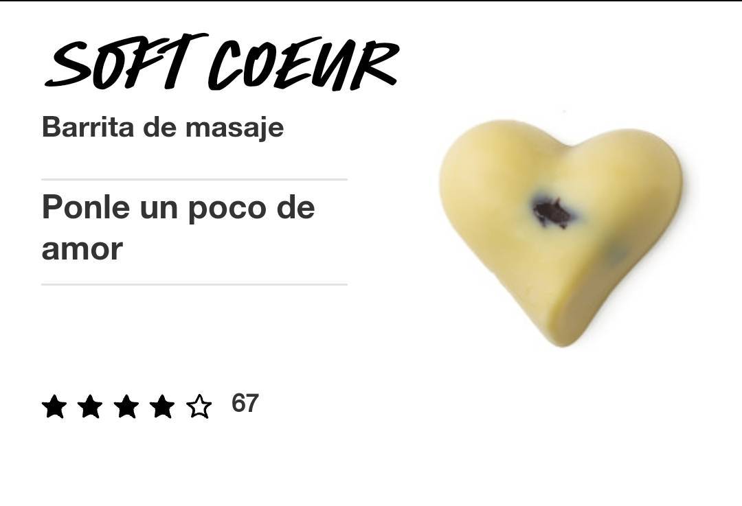 Moda Soft Coeur | -Barritas de masaje, Hidden and Seasonal | Lush España