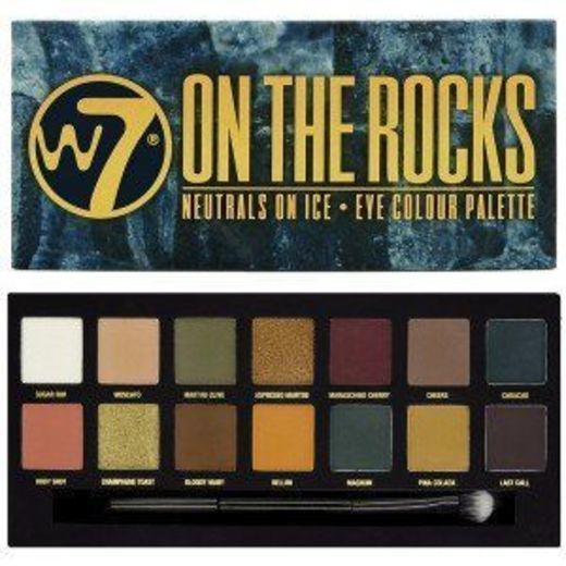 Moda On The Rocks Paleta de Sombras W7 precio