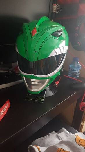 Power Rangers Mighty Morphin Legacy Ranger Helmet, Green