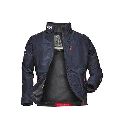 Helly Hansen Crew Midlayer Jacket, Chaqueta Impermeable para Hombre, Color Azul
