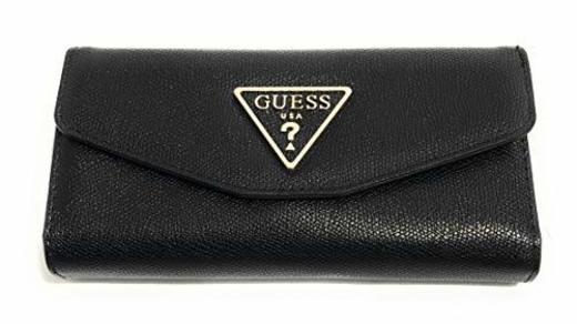 Guess - Maddy Slg Lrg Clutch Organizer, Mujer, Negro