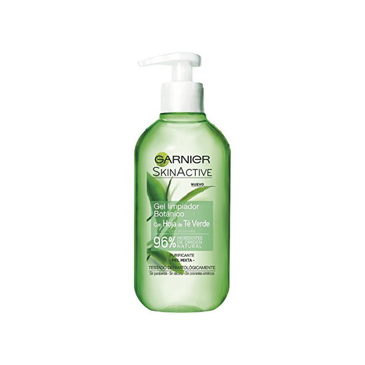 Garnier Skin Active Gel Limpiador con Hoja de Té Verde