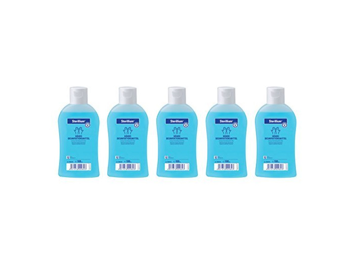 Belleza 5 x 100ml Botella Sterillium Higiene Desinfección de manos Desinfectante incl