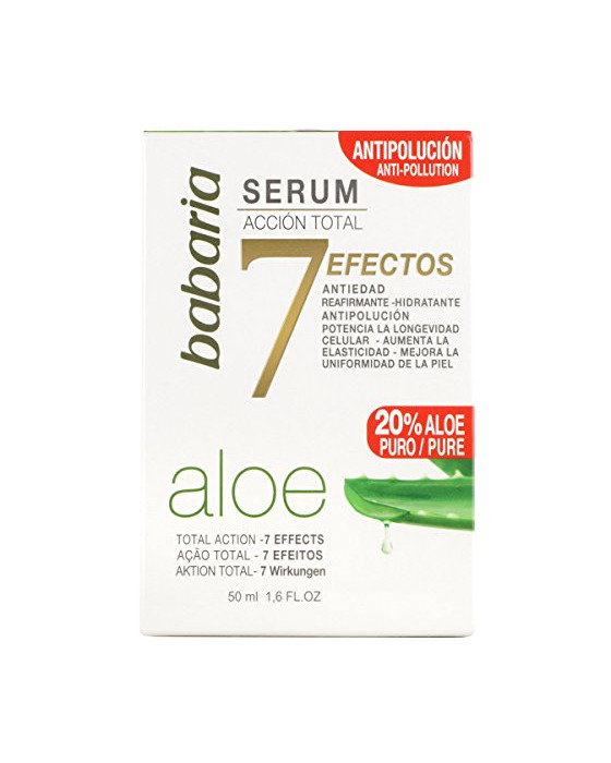 Social Babaria Aloe Vera Serum Facial 7 Efectos 50 ml