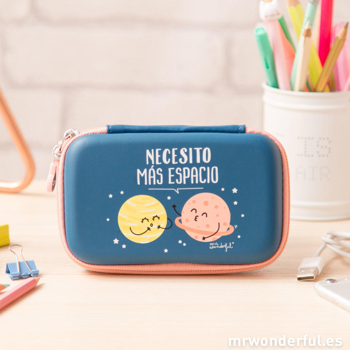Social Funda para Disco Duro Portátil, de Mr.Wonderful
