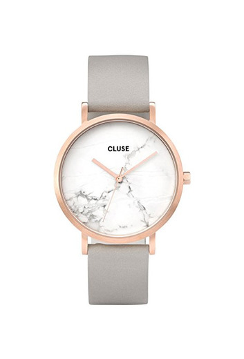 Cluse Reloj Digital de Cuarzo Unisex con Correa de Cuero – CL40005