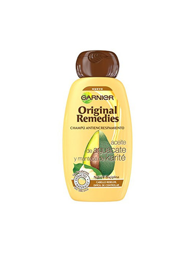 Garnier Original Remedies - Champú antiencrespamiento - Cabello rebelde