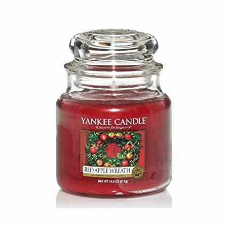 Moda Red Apple Wreath Large Classic Jar Candles - Yankee Candle