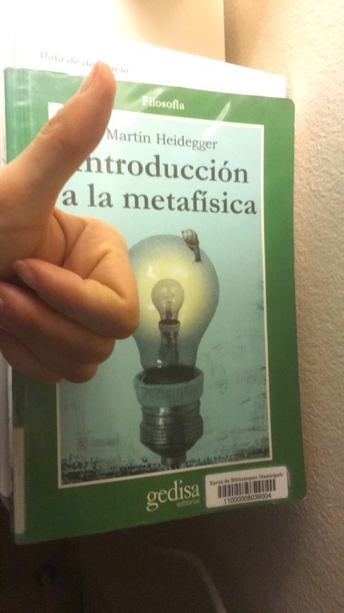 Libro Introducción a la metafísica