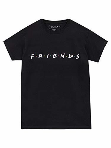 Fashion Friends Camiseta de Manga Corta para Niños Negro 12-13 Años