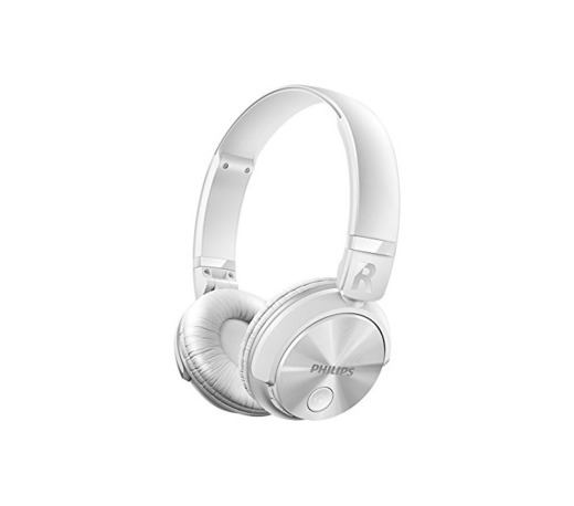 Philips SHB3060WT - Auriculares Bluetooth inalámbricos con sonido potente