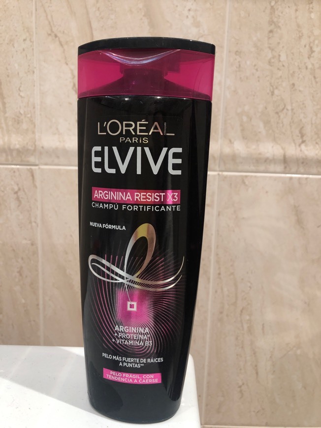 Belleza L'Oréal Paris Elvive Arginina Resist X3 Champú Revitalizante para Pelo Frágil con