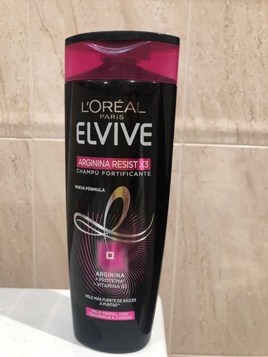 L'Oréal Paris Elvive Arginina Resist X3 Champú Revitalizante para Pelo Frágil con