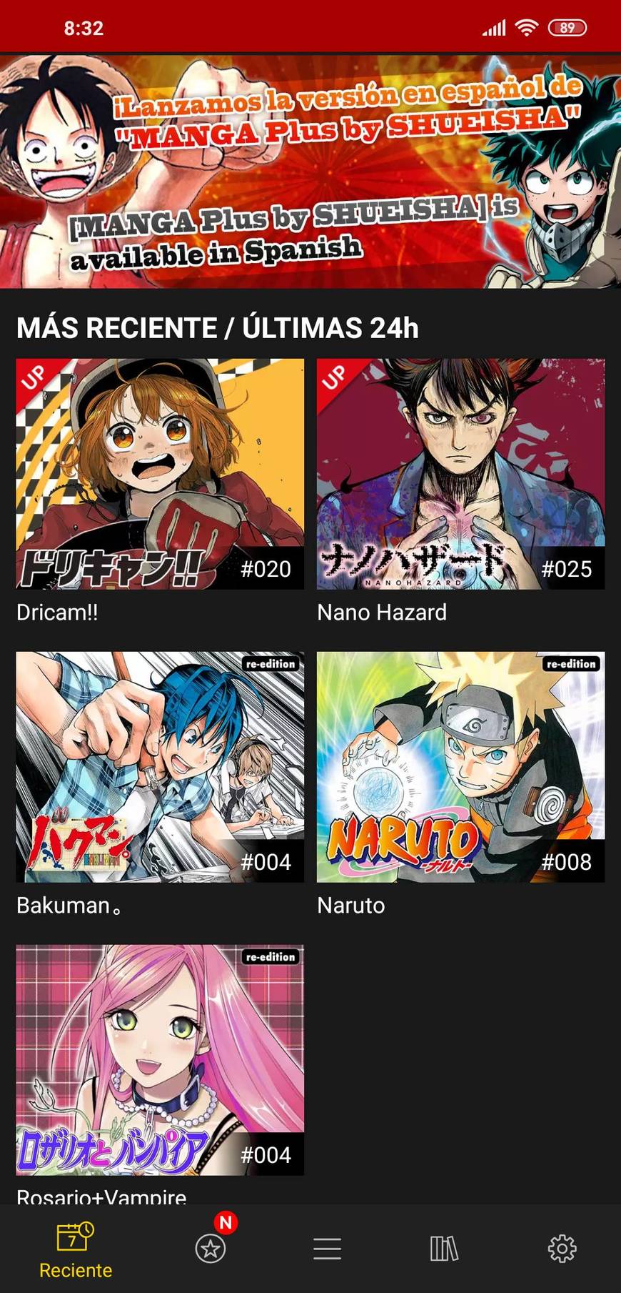 App MANGA Plus by SHUEISHA