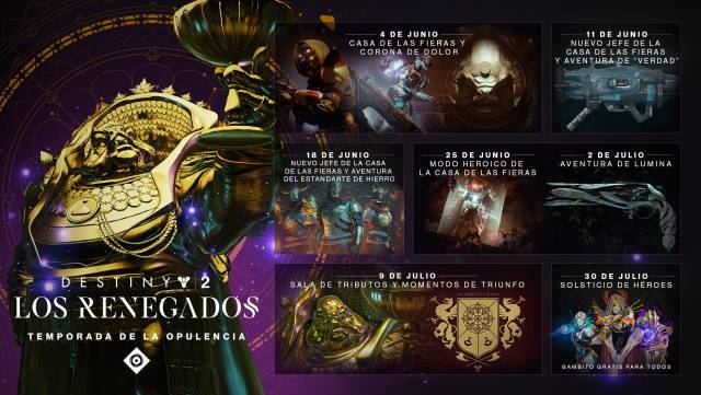 Videogames Destiny 2 Temporada de la Opulencia. 