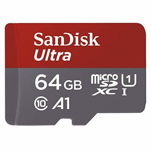 Social SanDisk Ultra - Tarjeta de memoria microSDXC de 64 GB con adaptador