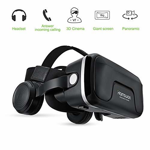 Social HAMSWAN Gafas de Realidad Virtual con Auriculares