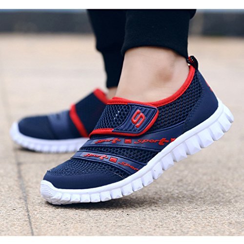 Social Eagsouni® Unisex-niños Malla Transpirable Velcro/Zapatos 