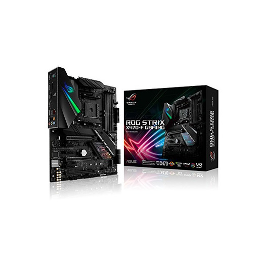 Asus AMD AM4 X470 ATX - Placa base gaming con M.2 heatsink