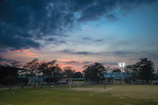 Cancha de futbol, Unidad Deportiva Paraiso.