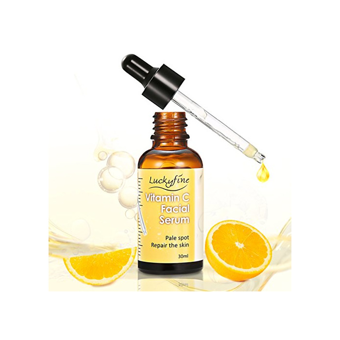 Social Luckyfine Serum Facial - Vitamina C 20% y Acido Hialuronico