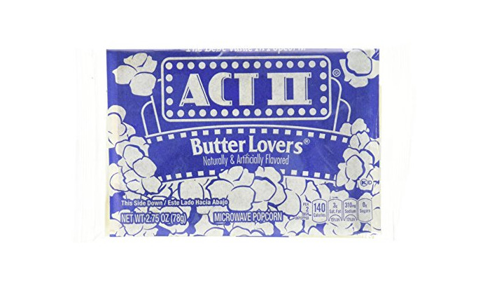 Act II Butter Lovers Microwave Popcorn 30 78g Bags
