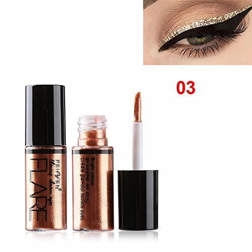 Electrónica KHKJ Professional Shiny Eye Liner Pen Cosmetics for Women Silver Rose Gold