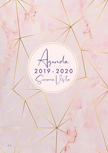 Libro Agenda 2019 2020 Semana Vista A5