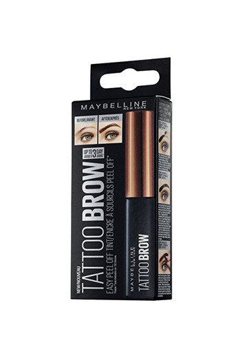 Tinte para Cejas Castañas Brow Tattoo Gel, de Maybelline