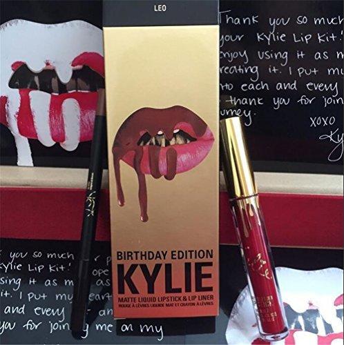 Elemento de la categoría hogar Kylie Jenner Limited Birthday Edition Matte Liquid Lipstick & Lip Liner – Leo