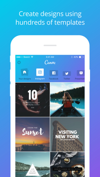 App Canva - Photo Editor & Design