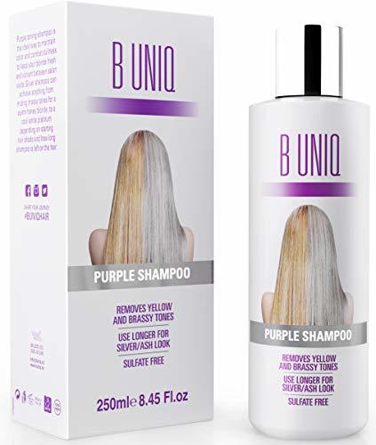 Beauty B Uniq - Champú matizador con pigmentos violetas para conseguir tonos plateados