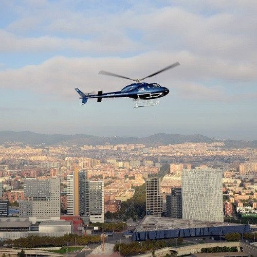 Moda Tour en helicóptero por Barcelona