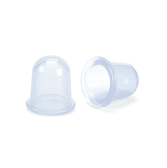 Social 2 ventosas de silicona de gran tamaño para masajear el cuerpo anti-celulitis.