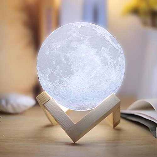 Social Lámpara forma de luna, de Umiwe