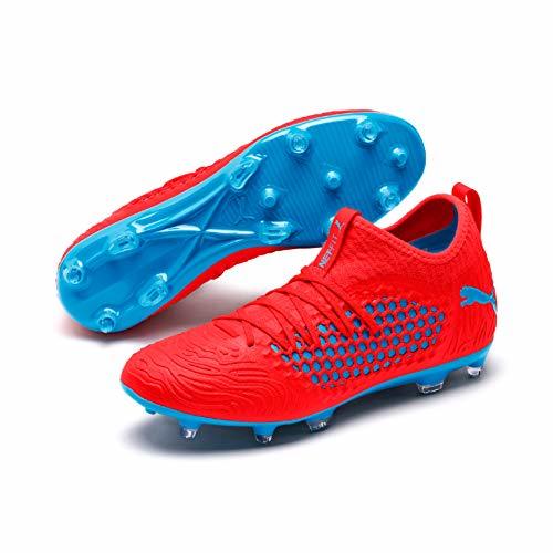 Moda Puma Future 19.3 Netfit FG/AG, Zapatillas de Fútbol para Hombre, Rojo