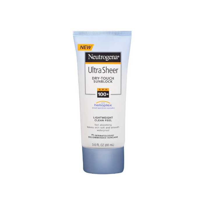 Belleza Neutrogena Ultra Sheer protector solar IP 100+