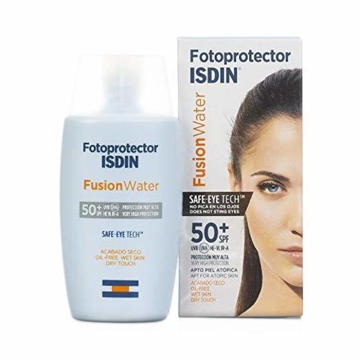 Isdin Fusion Water - Fotoprotector facial  diario SPF 50+ de base
