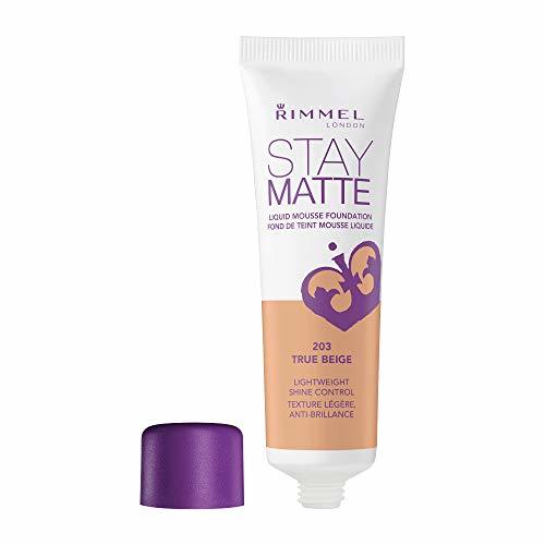 Beauty Rimmel London Stay Matte Base de Maquillaje Tono 203 True Beige -