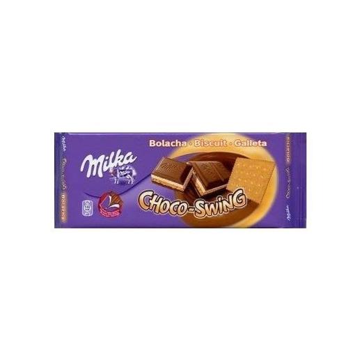 Milka Chocoswing Tableta De Chocolate Y Galleta Leche Con Cookies