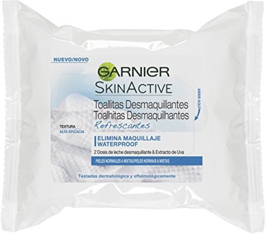 Garnier Skin Active Toallitas desmaquillantes refrescantes