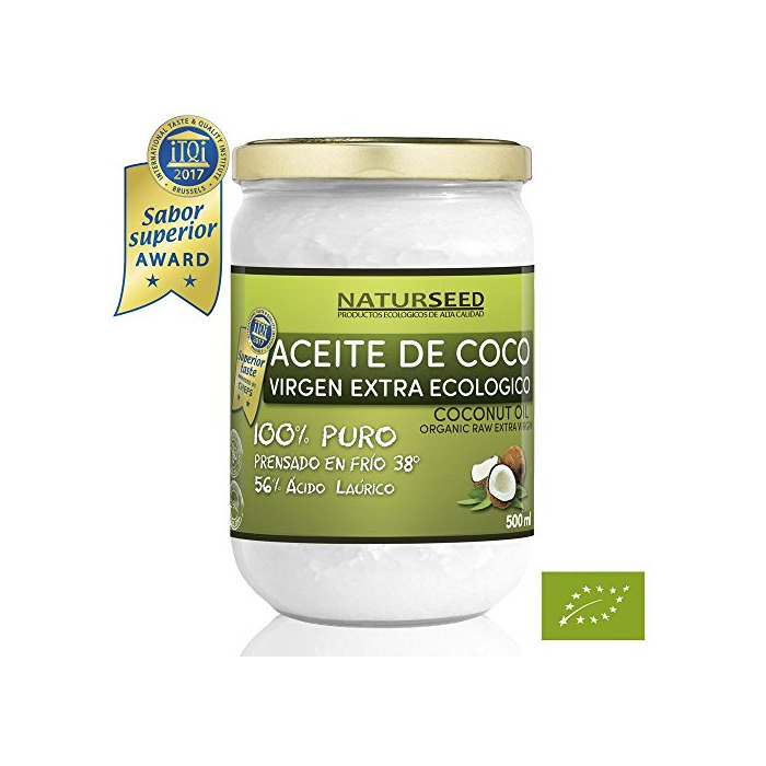 Social Naturseed - Aceite de coco Virgen Extra Orgánico - Para uso Estético