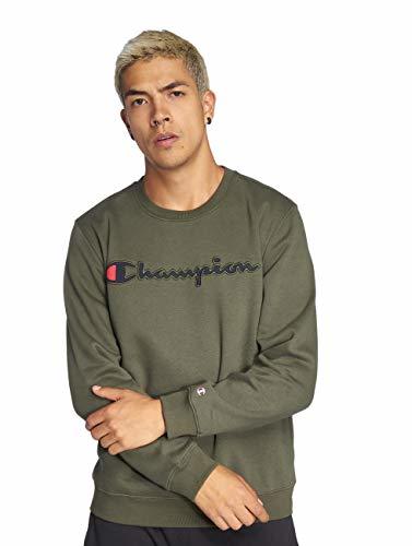 Fashion Champion Crewneck Sweatshirt 212067, Sudadera para Hombre, Verde